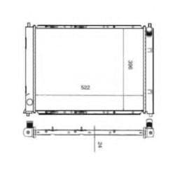 Радиатор охлаждения двигателя