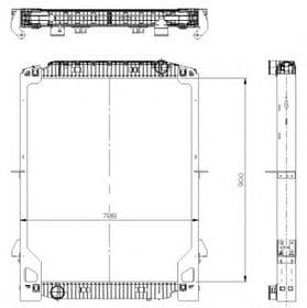 Радіатор охолодження двигуна