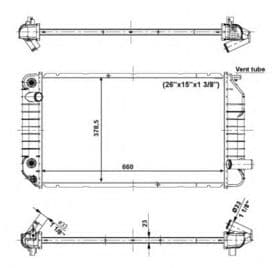 Радіатор охолодження двигуна