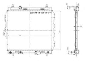 Радіатор охолодження двигуна Радіатор охолодження двигуна