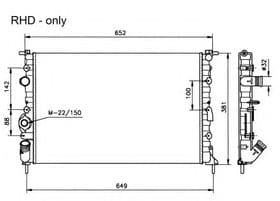 Радиатор охлаждения двигателя Радиатор охлаждения двигателя