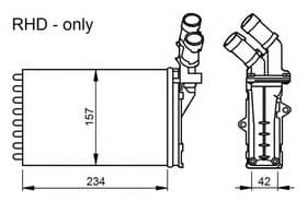 Радиатор печки