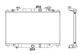 Радіатор охолодження двигуна Радіатор охолодження двигуна