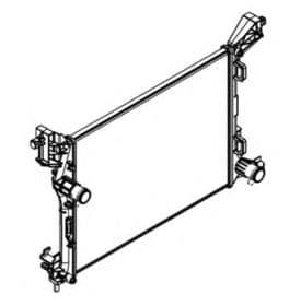 Радиатор охлаждения двигателя