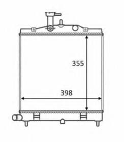 Радіатор охолодження двигуна