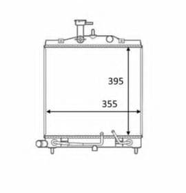 Радіатор охолодження двигуна