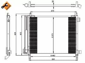Радіатор кондиціонера