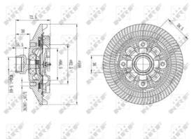 Віскомуфта вентилятора