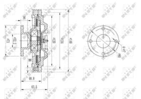 Віскомуфта вентилятора