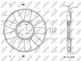 Крыльчатка вентилятора системы охлаждения двигателя Крыльчатка вентилятора системы охлаждения двигателя