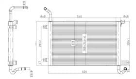 Радиатор охлаждения двигателя