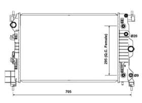 Радиатор охлаждения двигателя Радиатор охлаждения двигателя