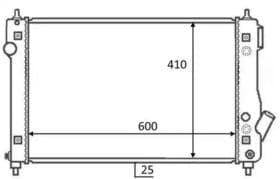 Радиатор охлаждения двигателя Радиатор охлаждения двигателя