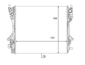 Радиатор охлаждения двигателя Радиатор охлаждения двигателя
