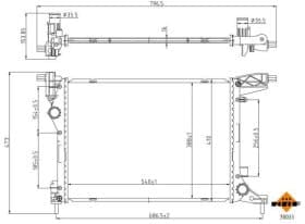 Радиатор охлаждения двигателя Радиатор охлаждения двигателя