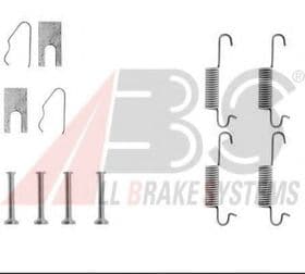 Монтажный комплект барабанных тормозных колодок