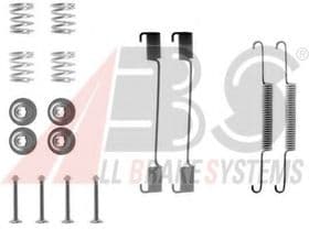 Монтажний комплект барабанних гальмівних колодок Монтажний комплект барабанних гальмівних колодок