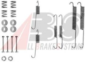 Монтажный комплект барабанных тормозных колодок