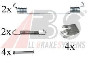 Монтажный комплект барабанных тормозных колодок