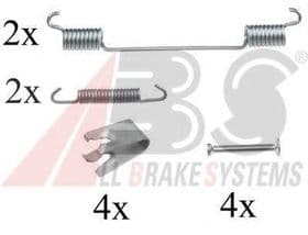 Монтажний комплект барабанних гальмівних колодок