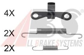 Монтажний комплект барабанних гальмівних колодок