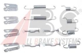 Монтажний комплект барабанних гальмівних колодок A.B.S. 0876Q