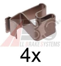 Компоненти дискових гальмівних колодок