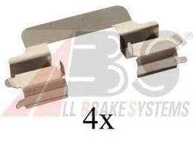 Комплектующие дисковых тормозных колодок Комплектующие дисковых тормозных колодок