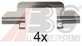 Комплектующие дисковых тормозных колодок Комплектующие дисковых тормозных колодок