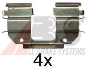 Компоненти дискових гальмівних колодок