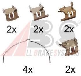 Комплектующие дисковых тормозных колодок Комплектующие дисковых тормозных колодок