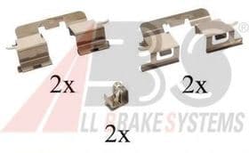 Комплектующие дисковых тормозных колодок Комплектующие дисковых тормозных колодок