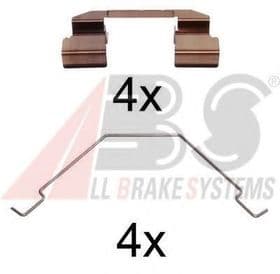 Комплектующие дисковых тормозных колодок