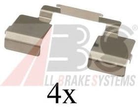 Комплектующие дисковых тормозных колодок