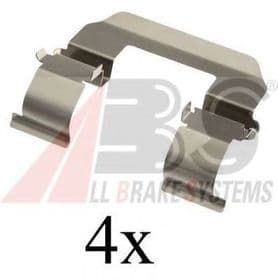 Компоненти дискових гальмівних колодок Компоненти дискових гальмівних колодок