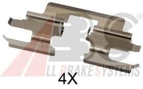 Комплектующие дисковых тормозных колодок