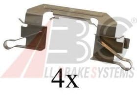 Компоненти дискових гальмівних колодок Компоненти дискових гальмівних колодок