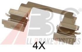 Компоненти дискових гальмівних колодок