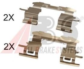 Компоненти дискових гальмівних колодок