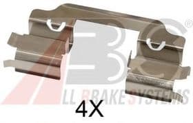 Компоненти дискових гальмівних колодок Компоненти дискових гальмівних колодок