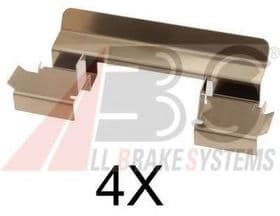 Комплектующие дисковых тормозных колодок Комплектующие дисковых тормозных колодок