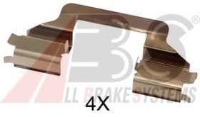 Комплектующие дисковых тормозных колодок Комплектующие дисковых тормозных колодок