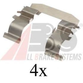 Комплектующие дисковых тормозных колодок Комплектующие дисковых тормозных колодок