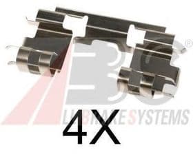 Компоненти дискових гальмівних колодок Компоненти дискових гальмівних колодок