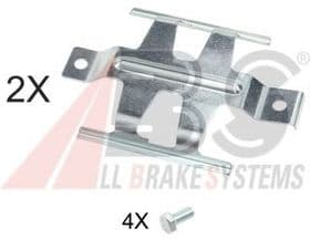 Компоненти дискових гальмівних колодок Компоненти дискових гальмівних колодок