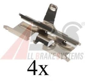 Комплектующие дисковых тормозных колодок Комплектующие дисковых тормозных колодок