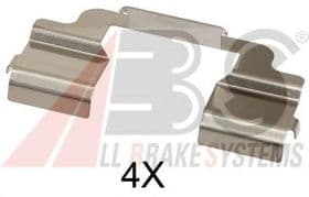 Компоненти дискових гальмівних колодок