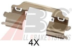 Комплектующие дисковых тормозных колодок Комплектующие дисковых тормозных колодок