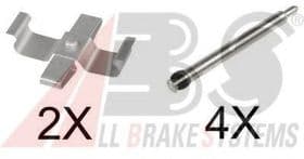 Компоненти дискових гальмівних колодок Компоненти дискових гальмівних колодок