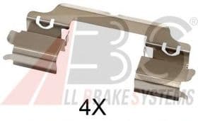 Комплектующие дисковых тормозных колодок Комплектующие дисковых тормозных колодок